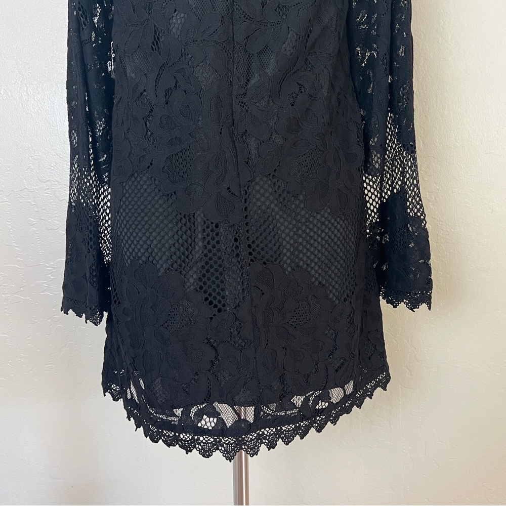 Lulu's Black Lace Mini Dress - Picture 11 of 15